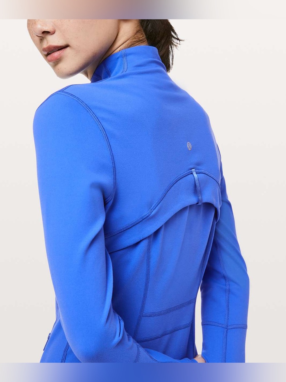 Lululemon Define Jacket Blazer Blue Hiking Athletic Jacket Size 8 - Picture 2 of 9
